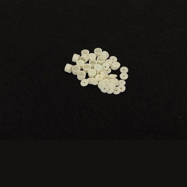 圆柱形 99% 氧化铝陶瓷微型坩埚(带盖)外径 6mm 高 4mm TGA DTA 热分析用