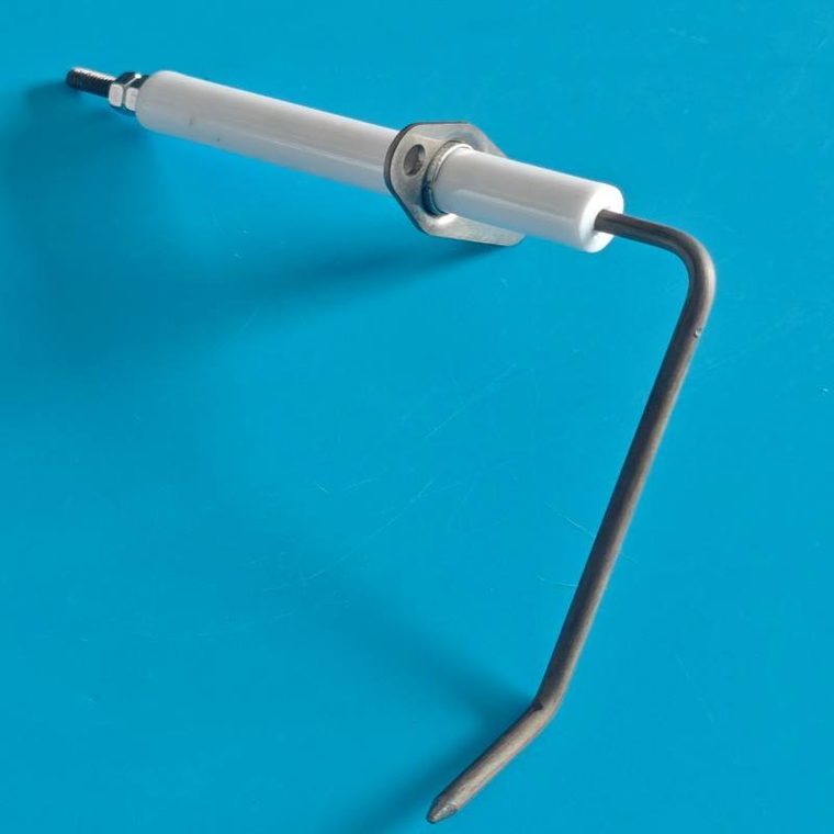 L Shaped Spark Ignition Electrode Ceramic Igniter Rod High Voltage Furnace High Voltage Spark Igniter Rod