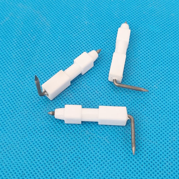 Al2O3 Ceramic Spark Induction Ceramic Ignition Needle for Embedded Gas Cooker Maintenance Accessories
